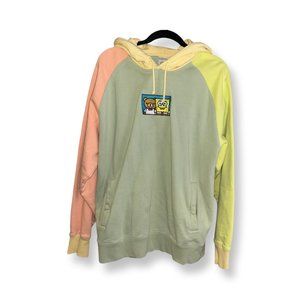 Teddy Fresh x SpongeBob SquarePants Colorblock Seafoam Hoodie